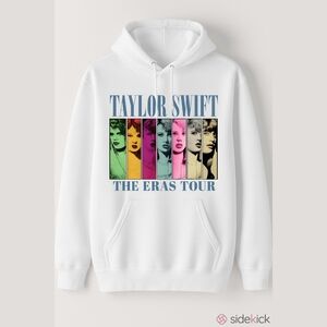 Taylor Swift The Eras Tour White Women's  Hoodie Small Great Condition